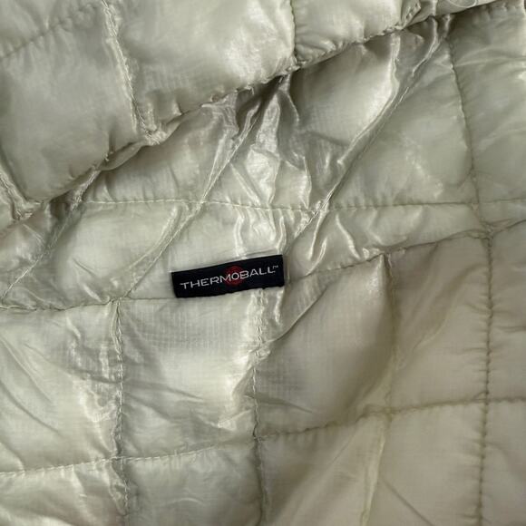 The North Face L Womens Thermoball Full Zip Jacket Packable Champagne Color - Picture 11 of 11